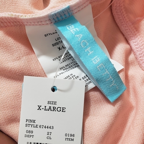 Beach Betty Slimming Control Tie-Back One Piece XL - Picture 6 of 9